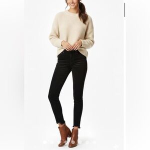 MOTHER Black Skinny cordoroys jeans